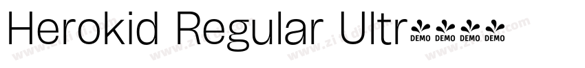 Herokid Regular Ultr字体转换